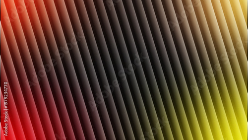 Abstract 3D Glass Ripple Texture Background with Warm Gradient and Diagonal Light Streaks
