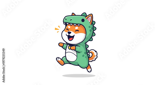Cute Dog in Costume.