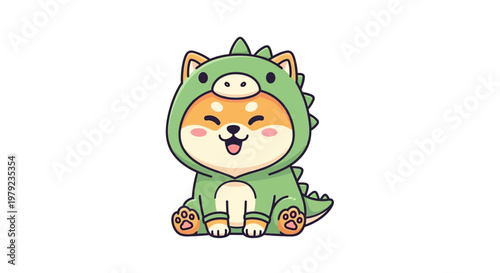 Cute Dog in Costume.