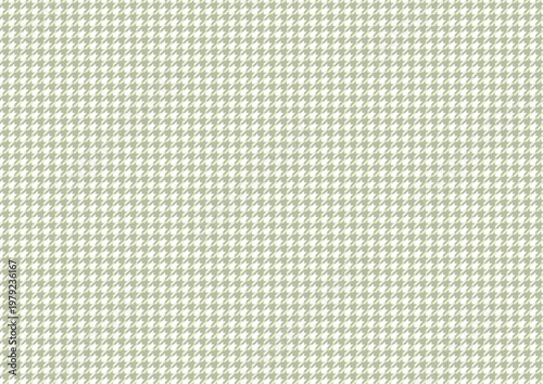 【日本の伝統模様】千鳥・千鳥格子のシームレスパターン（緑系） / Chidori & Chidori-goushi (Houndstooth) – Japanese Traditional Seamless Pattern  (Green Tones)