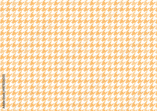 【日本の伝統模様】千鳥・千鳥格子のシームレスパターン（黄系） / Chidori & Chidori-goushi (Houndstooth) – Japanese Traditional Seamless Pattern Set (Yellow Tones)