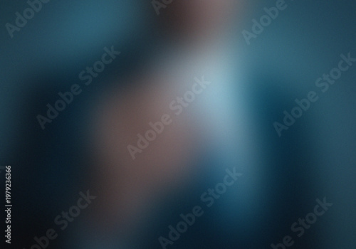 Fotografie Abstract blur of ethereal light streaks across a darkened canvas