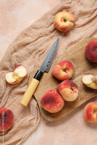 Wooden board with sweet fig...
