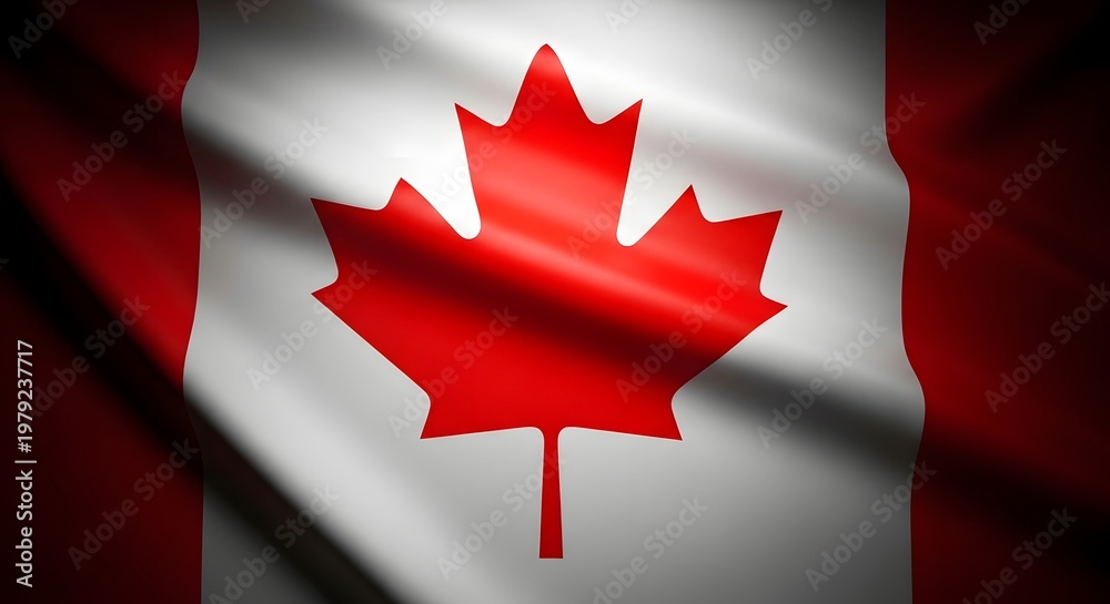 Fototapeta premium Celebrate happy canada day vibrant canadian flag waving national pride and festive celebration
