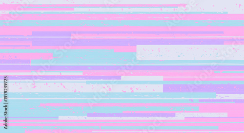 パステルカラーのグリッチ風の背景
