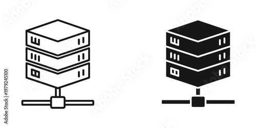 Comparison of traditional and modern server storage systems connected in a network