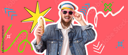 Portrait of fashionable you...