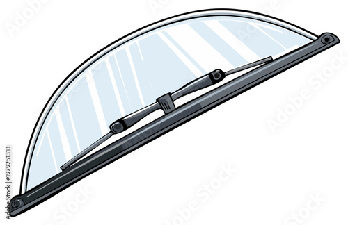 Vector Car Windshield Wiper Blade Automotive Accessory Equipment