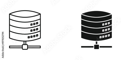 Comparison of traditional and modern storage hardware connected via network switches