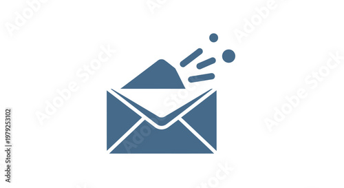 Email Message Communication Digital Icon.