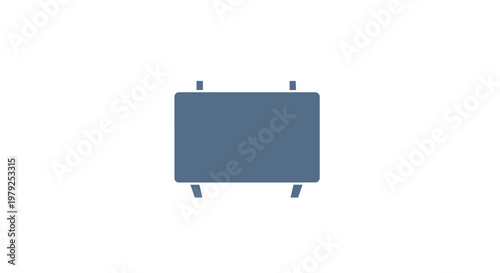 Gray metallic object with legs.