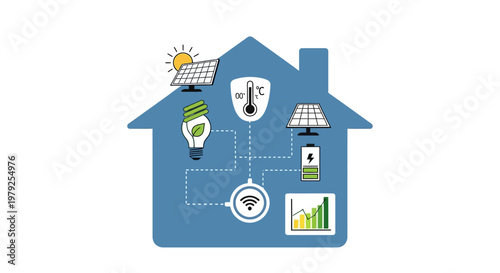 Smart Home Automation System Control Panel.