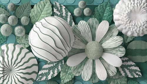 abstract floral background