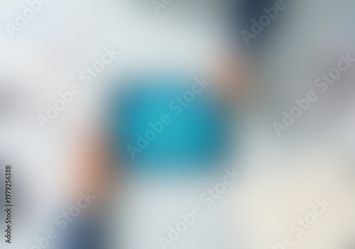 Obraz na plátně Abstract blur of light blue and soft pastel shades on textured surface