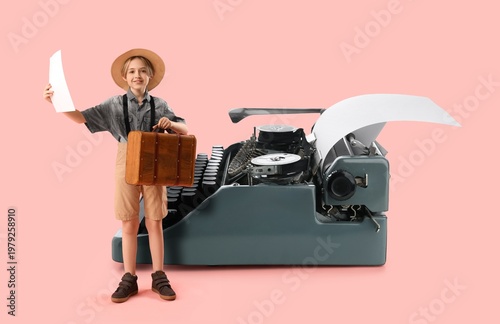 Big typewriter and little a...
