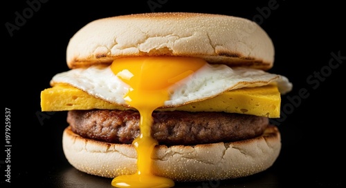 Egg and Cheese Breakfast Sandwich.