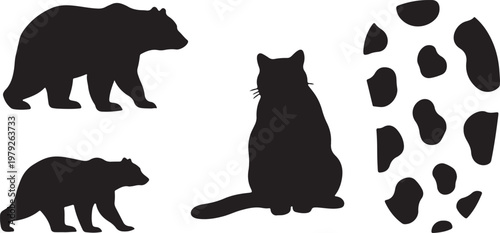Single continuous line drawing of cat and dog love each other. one line Art icon drawing vector