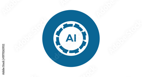 Artificial Intelligence Technology Logo Design.