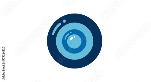 Camera Lens Closeup View.