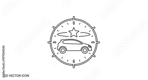 Car Icon Vector Graphic Design.