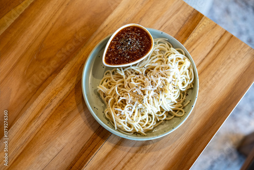 Plate of Spaghetti Bolognese