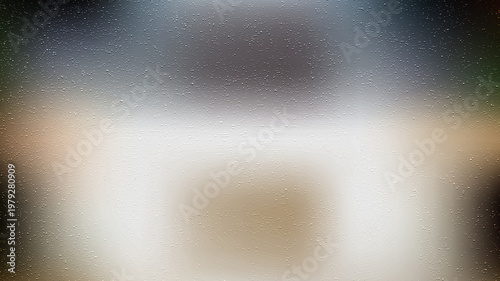 Fotografie A heavily blurred and indistinct image resembling architectural elements possibl