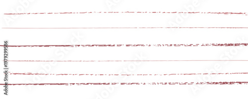 Strikethrough lines collection. Set of hand drawn freehand emphasis elements, underline, marker or ball pen line, crossed scribble stripe. Vector illustration. EPS 10