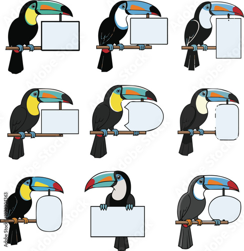 set of penguins