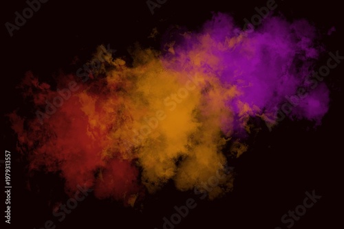 abstract colorful smoke