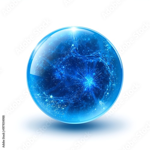 digital sphere
blue energy orb