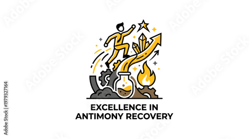 Excellence in Antimony Recovery Conceptual Graphic