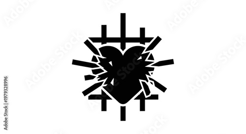 Black Skull Wearing Traditional Mexican Sombrero Hat