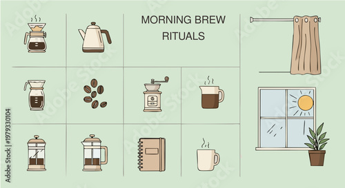 Morning Brew Rituals Vector