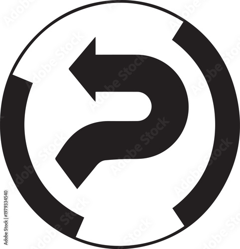 Refresh sync icon circular arrows reload update and data synchronization vector