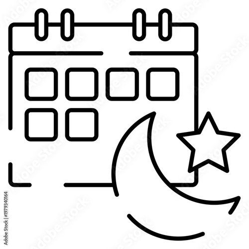 Muharram Islamic New Year Icon