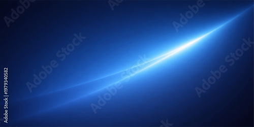 A dynamic blue abstract background design featuring glowing light rays and digital wave lines flowing through dark space with energy flashes and a fractal star motion backdrop