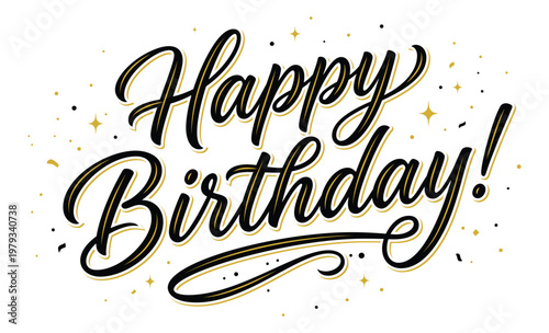 birthday, happy, card, greeting, vector, design, celebration, typography, creative, font, illustration, party, text, art, background, anniversary, graphic, symbol, lettering, holiday, element, invitat