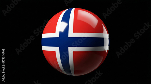 Free Download Norway flag on a sphere with a dark background national emblem norwegian flag national pride country flag patriotic representation identity scandinavian national symbol illustration - GFXLoad