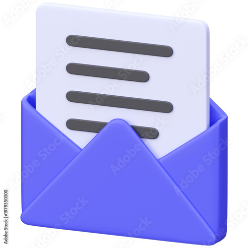 3D Email Icon
