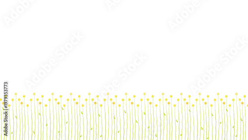 16:9背景、背景、たんぽぽ、菜の花、春背景、イラスト、壁紙、横長、bg、background
