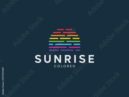 Modern Sunrise Logo Design