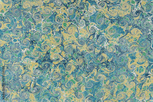 Wallpaper Mural Abstract marble paper vibrant colorful swirling background texture Torontodigital.ca