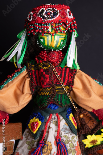 happy easter and motanka doll