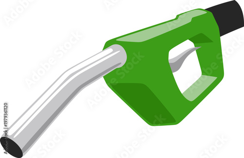 Gasoline Nozzle Pump Illustration