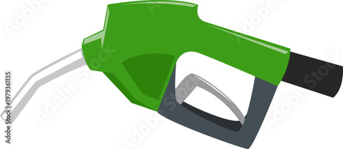 Gasoline Nozzle Pump Illustration