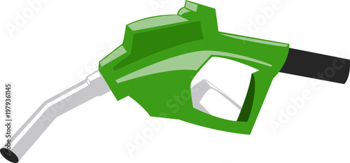 Gasoline Nozzle Pump Illustration