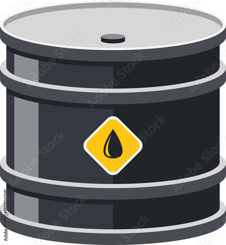 Illustration of Oil Barrel