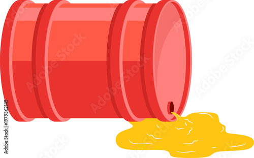 Illustration of Oil Barrel