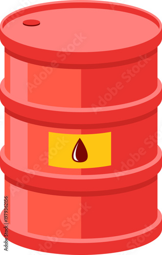 Illustration of Oil Barrel
