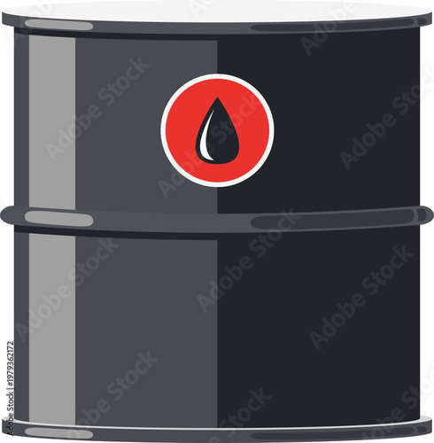 Illustration of Oil Barrel